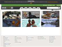 Tablet Screenshot of hivewire3d.com